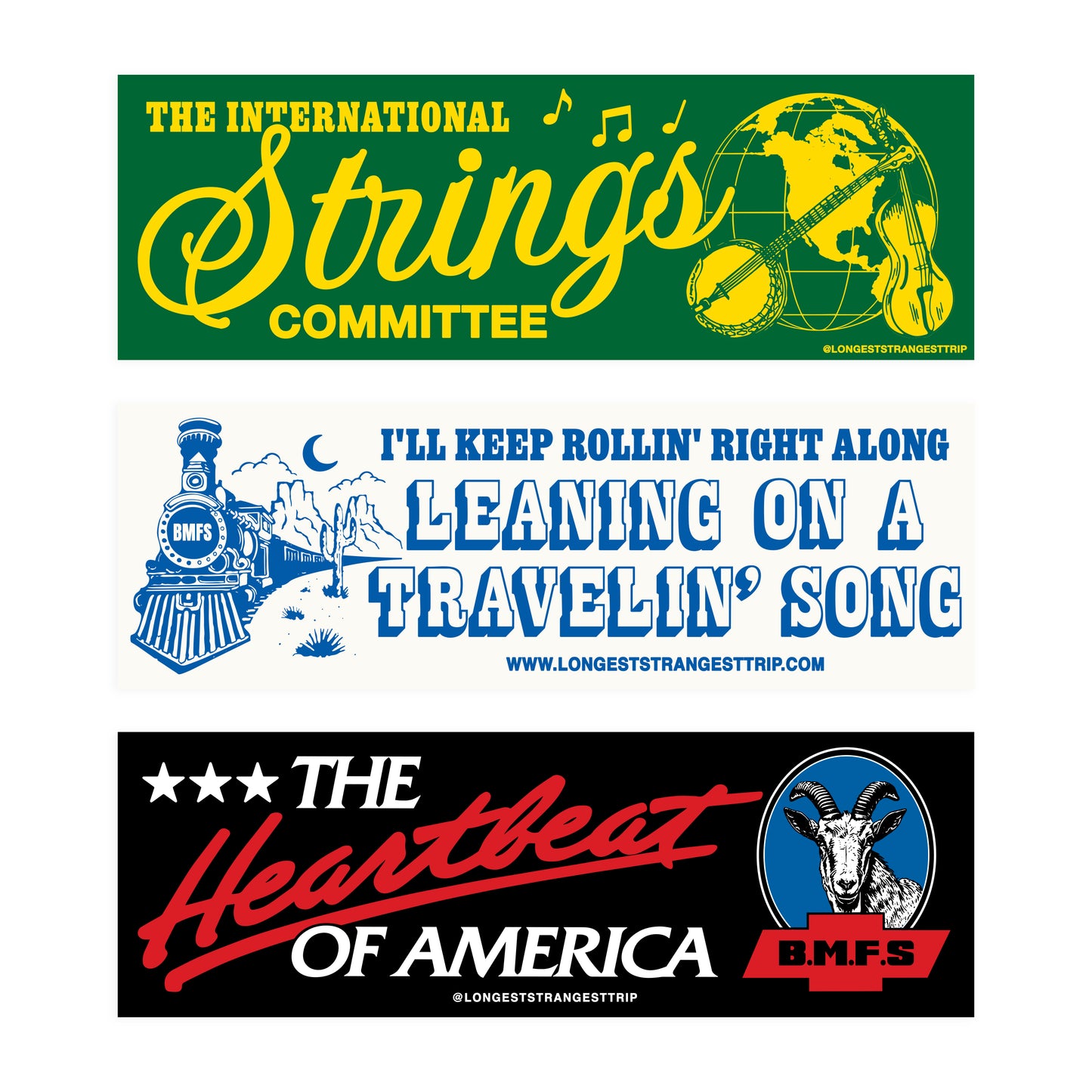 Billy Stickers (3-Pack)