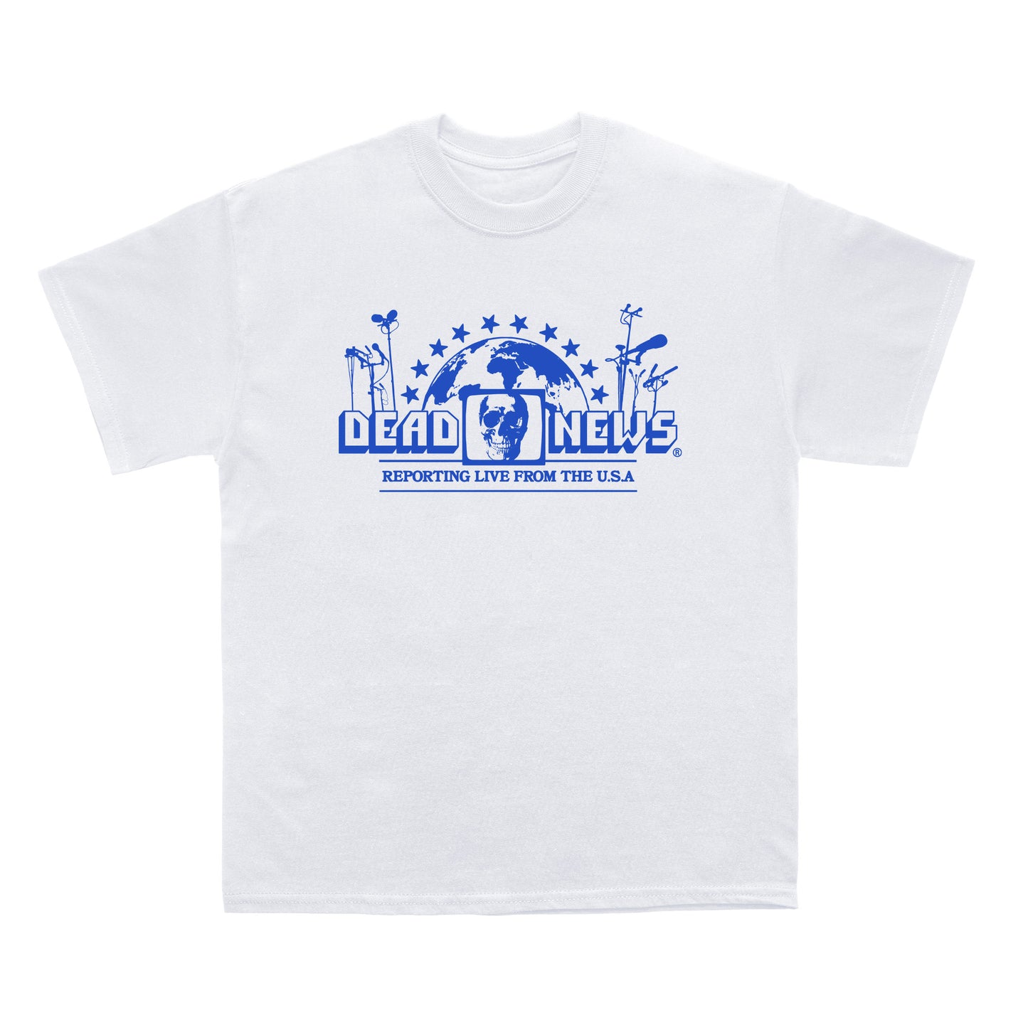 Dead News White Tee