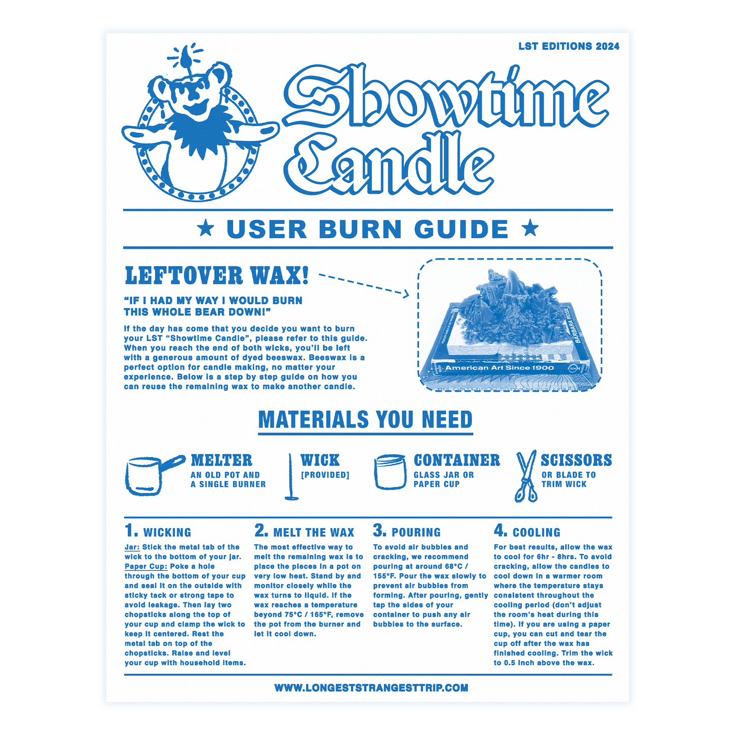 Showtime Candle - 100% Beeswax